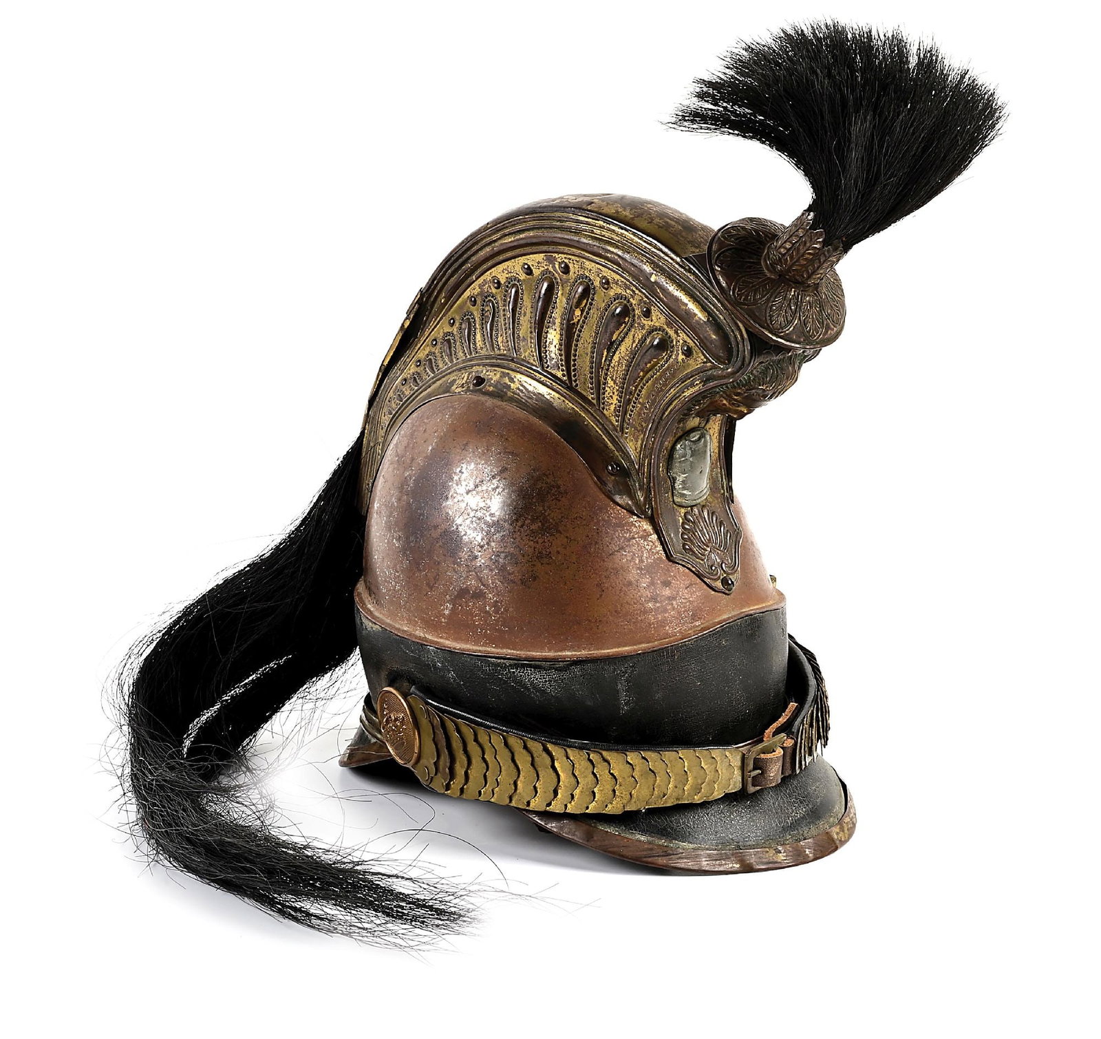 BELGIAN CUIRASSIER HELMET. (1 of 8)