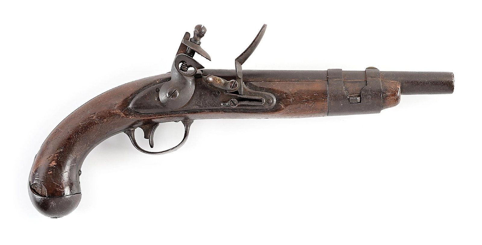 (A) EARLY 1ST TYPE US MODEL 1816 FLINTLOCK PISTOL BY SIMEON NORTH. (1 of 17)