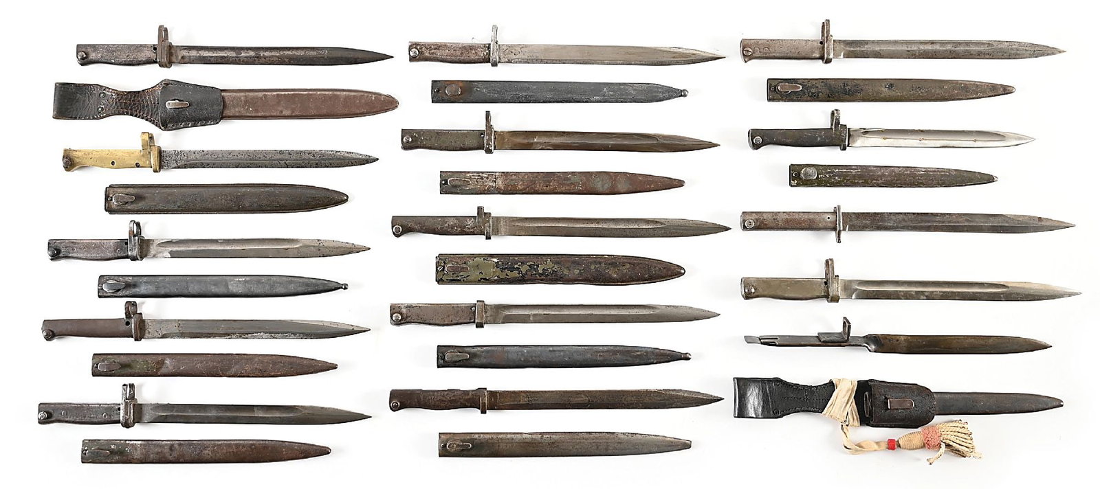 LOT OF 15: ERSATZ BAYONETS. (1 of 2)