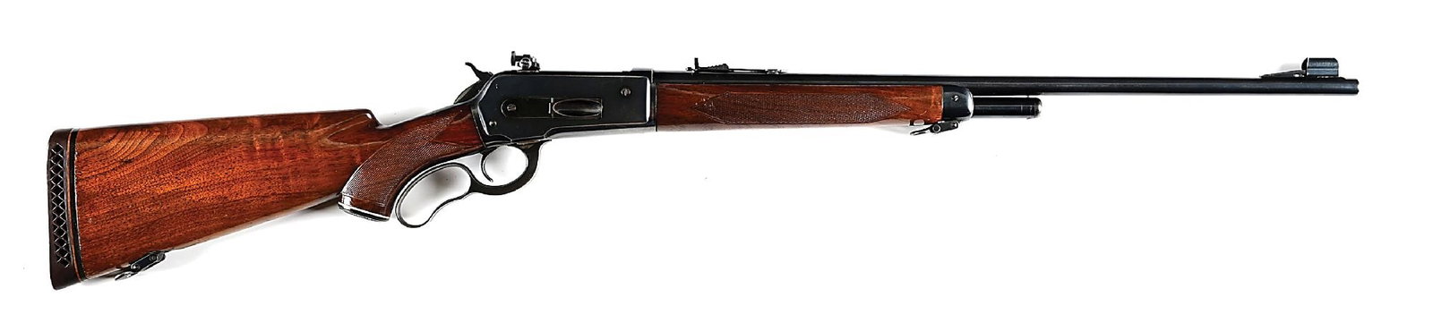 (C) WINCHESTER MODEL 71 .348 WINCHESTER LEVER ACTION RIFLE (1949). (1 of 8)