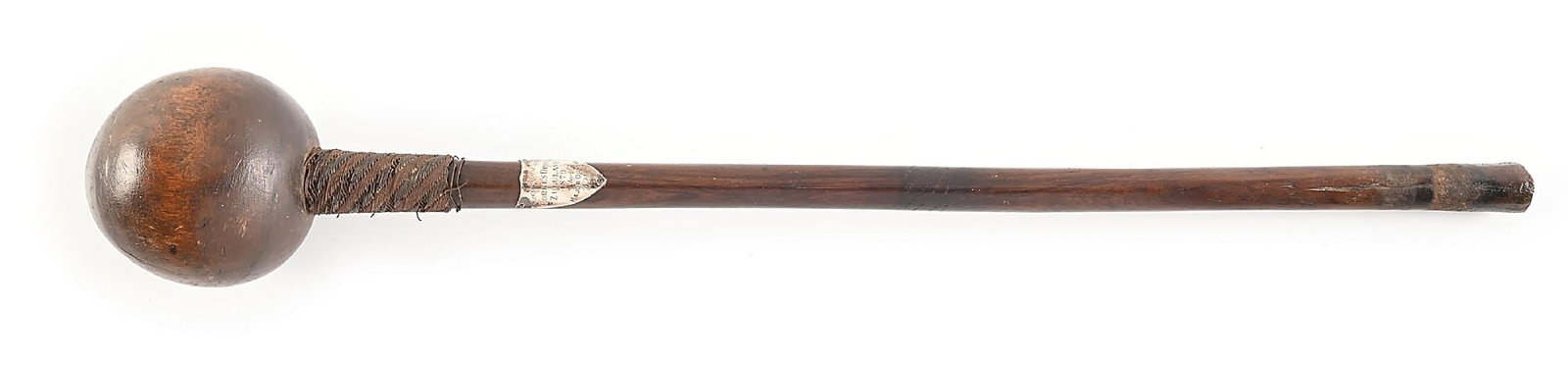 ZULU KNOBKERRIE CLUB RECOVERED AT RORKE'S DRIFT BY MAJOR DUNBAR, 24TH REGIMENT OF FOOT. (1 of 4)