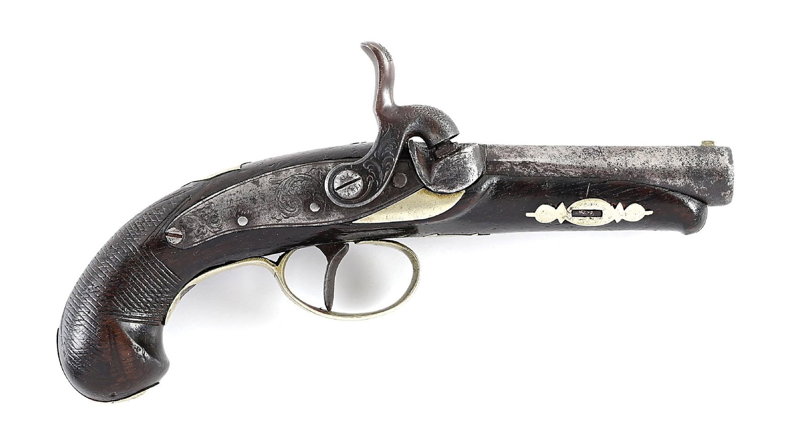 (A) TUFTS & COLLEY AGENT MARKED PERCUSSION DERRINGER. (1 of 9)