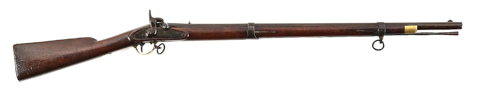(A) SCARCE H.E. LEMAN CIVIL WAR MILITIA PERCUSSION RIFLE (1 of 7)