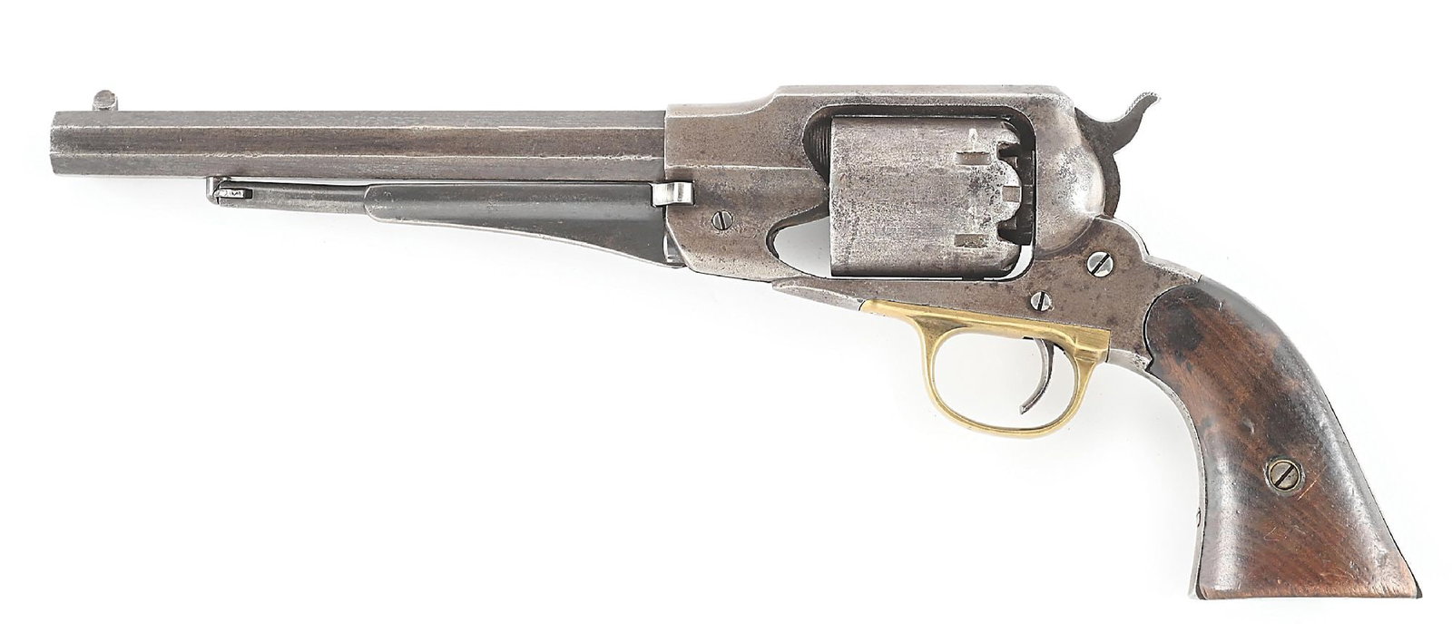 (A) REMINGTON NEW MODEL ARMY PERCUSSION REVOLVER. (1 of 6)