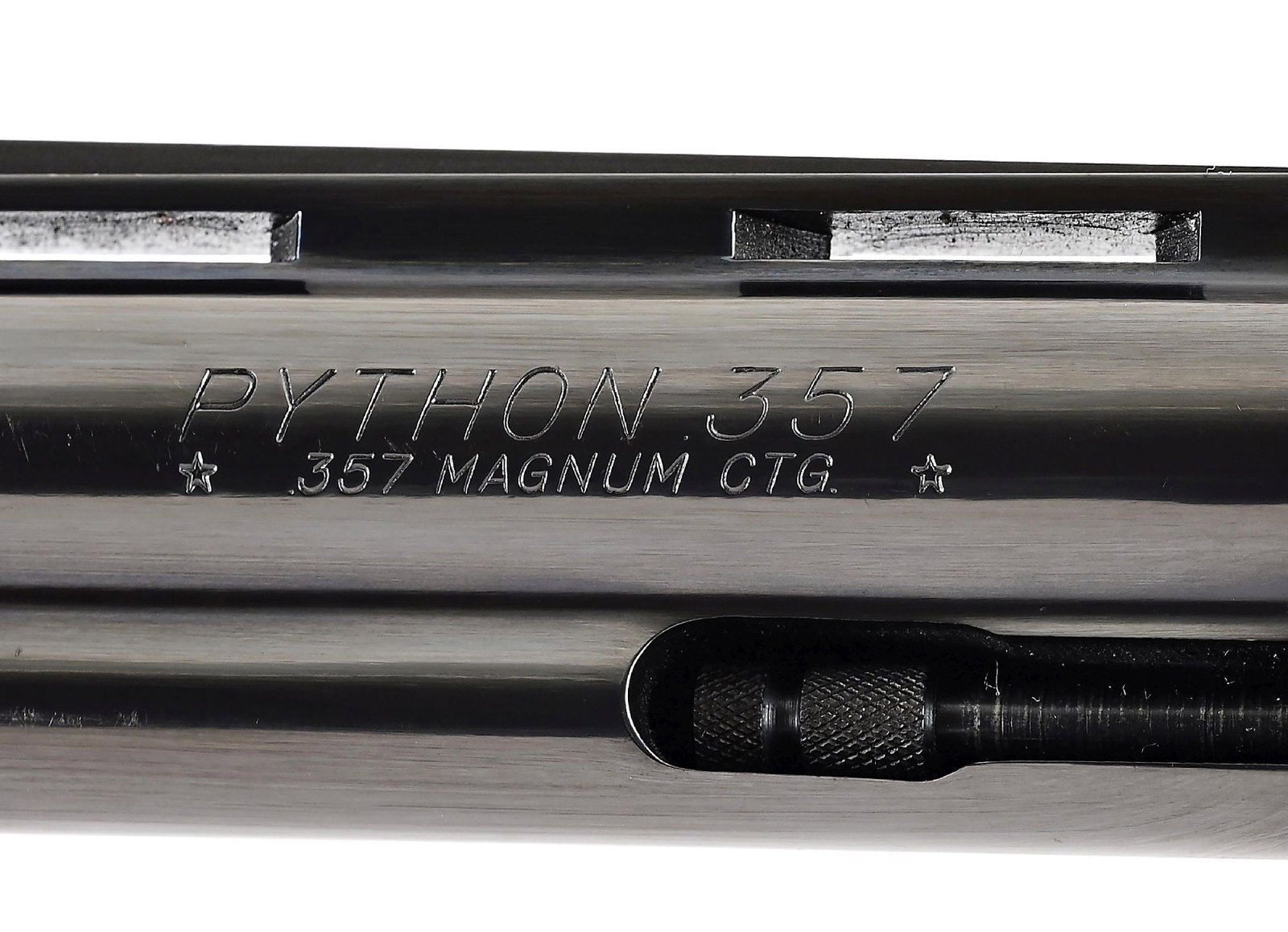 (C) COLT PYTHON .357 MAGNUM DOUBLE ACTION REVOLVER. - 6