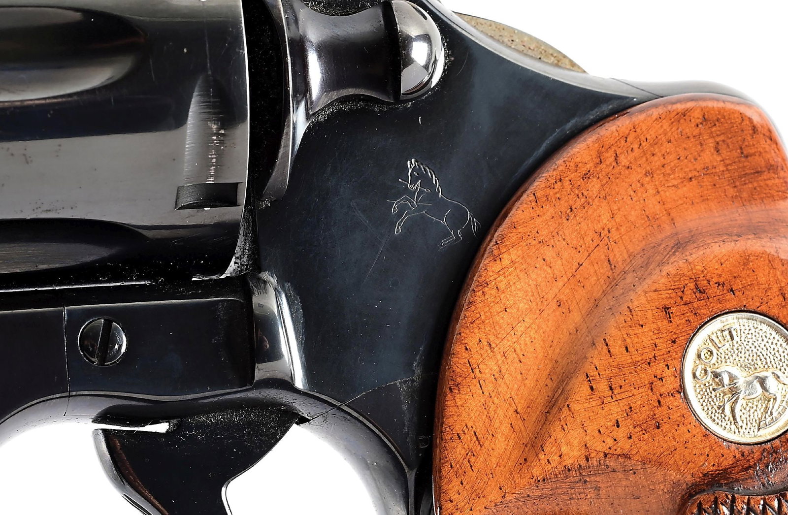 (C) COLT PYTHON .357 MAGNUM DOUBLE ACTION REVOLVER. - 7