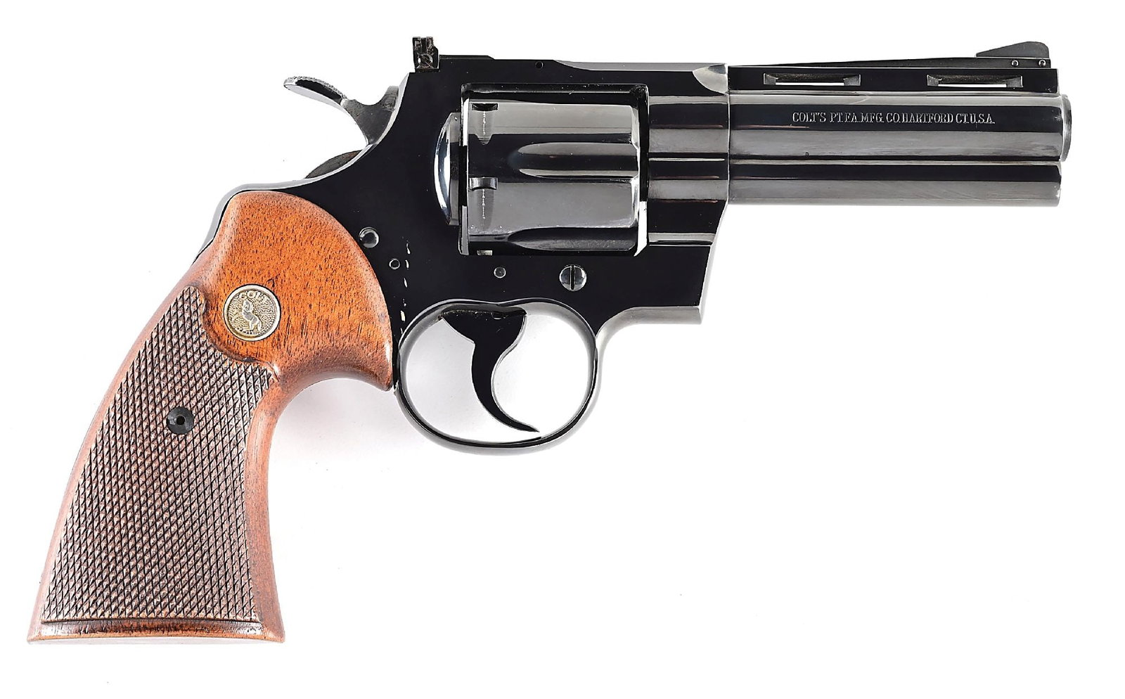 (C) COLT PYTHON (1967) DOUBLE ACTION REVOLVER. - 2