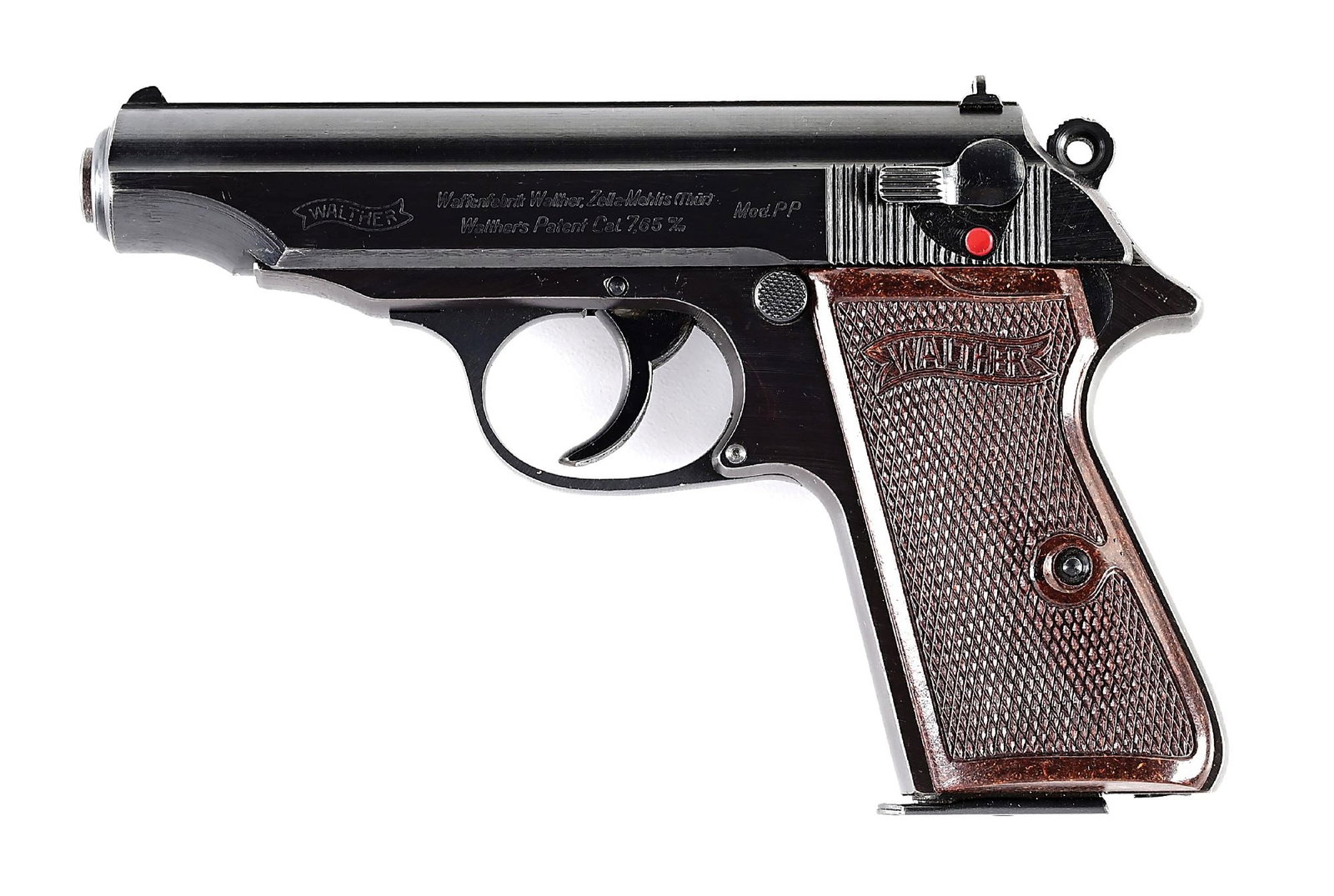 (C) WWII GERMAN WALTHER PP SEMI-AUTOMATIC PISTOL (1943) (1 of 7)