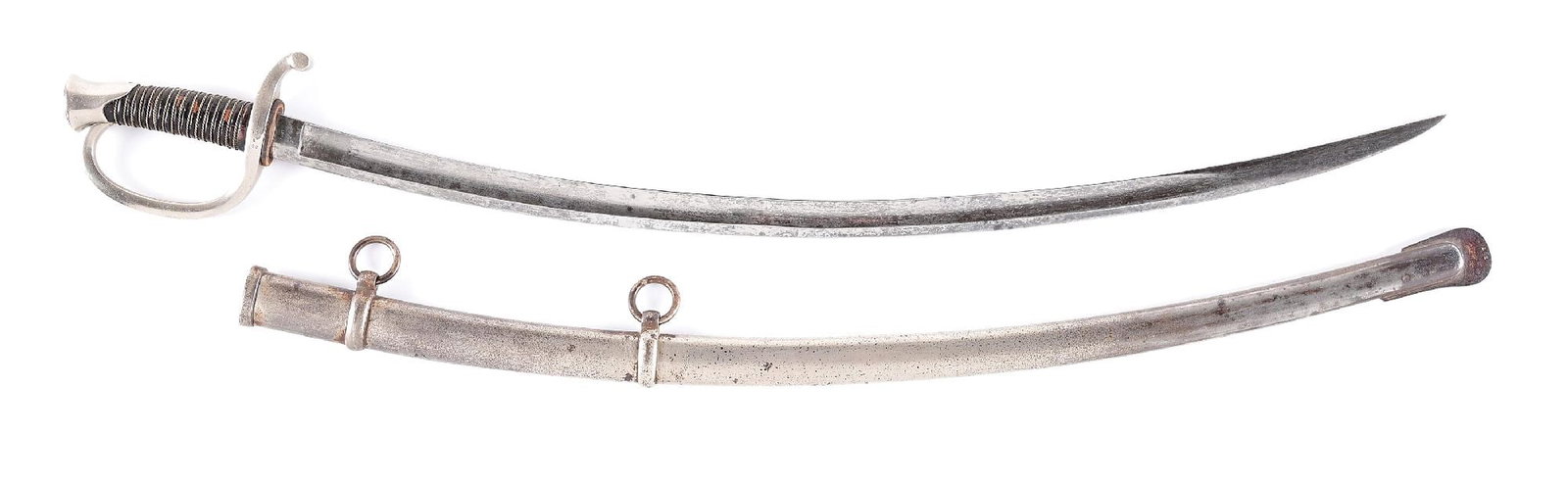 US CIVIL WAR 1862 CONTRACT M1840 LIGHT ARTILLERY SABER. (1 of 13)