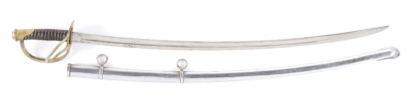 US CIVIL WAR MODEL 1860 CAVALRY SABER BY C. ROBY. (1 of 10)