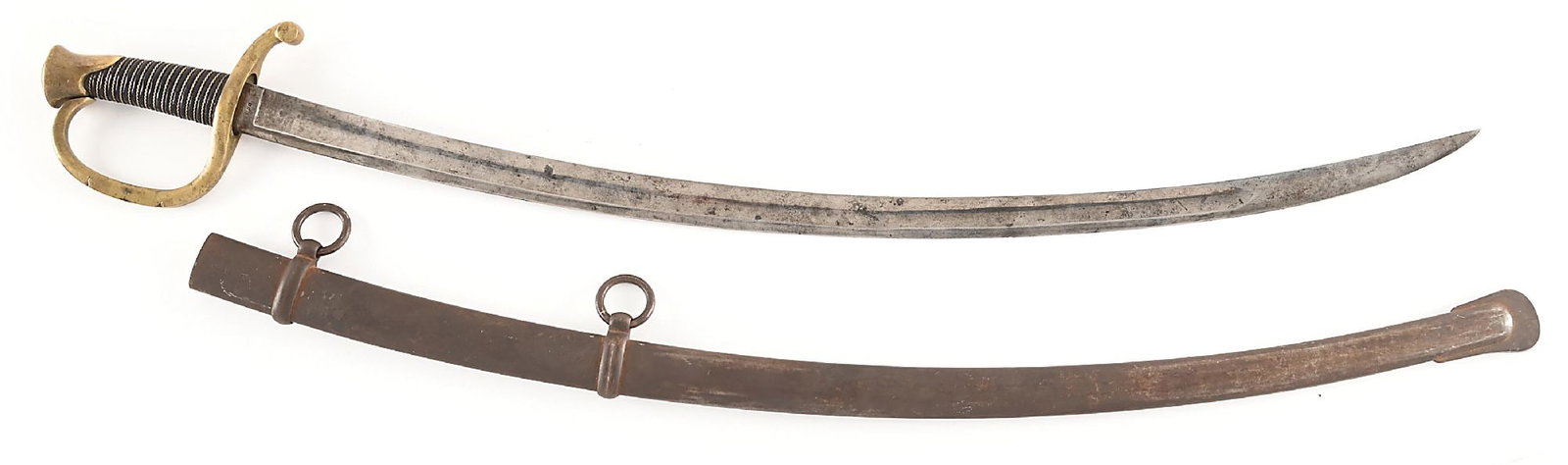 US MEXICAN WAR AMES MODEL 1840 TYPE 1 ARTILLERY SABER. (1 of 9)