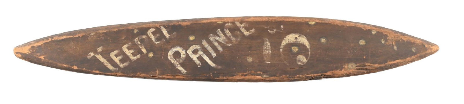 WOODEN TEEPEE PRINCE NO. 5 CIGAR SIGN (1 of 2)