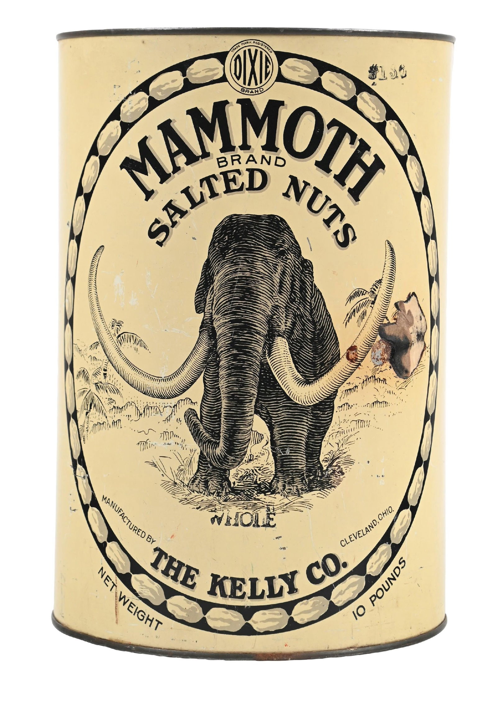 MAMMOTH BRAND SALTED NUT TIN (1 of 4)