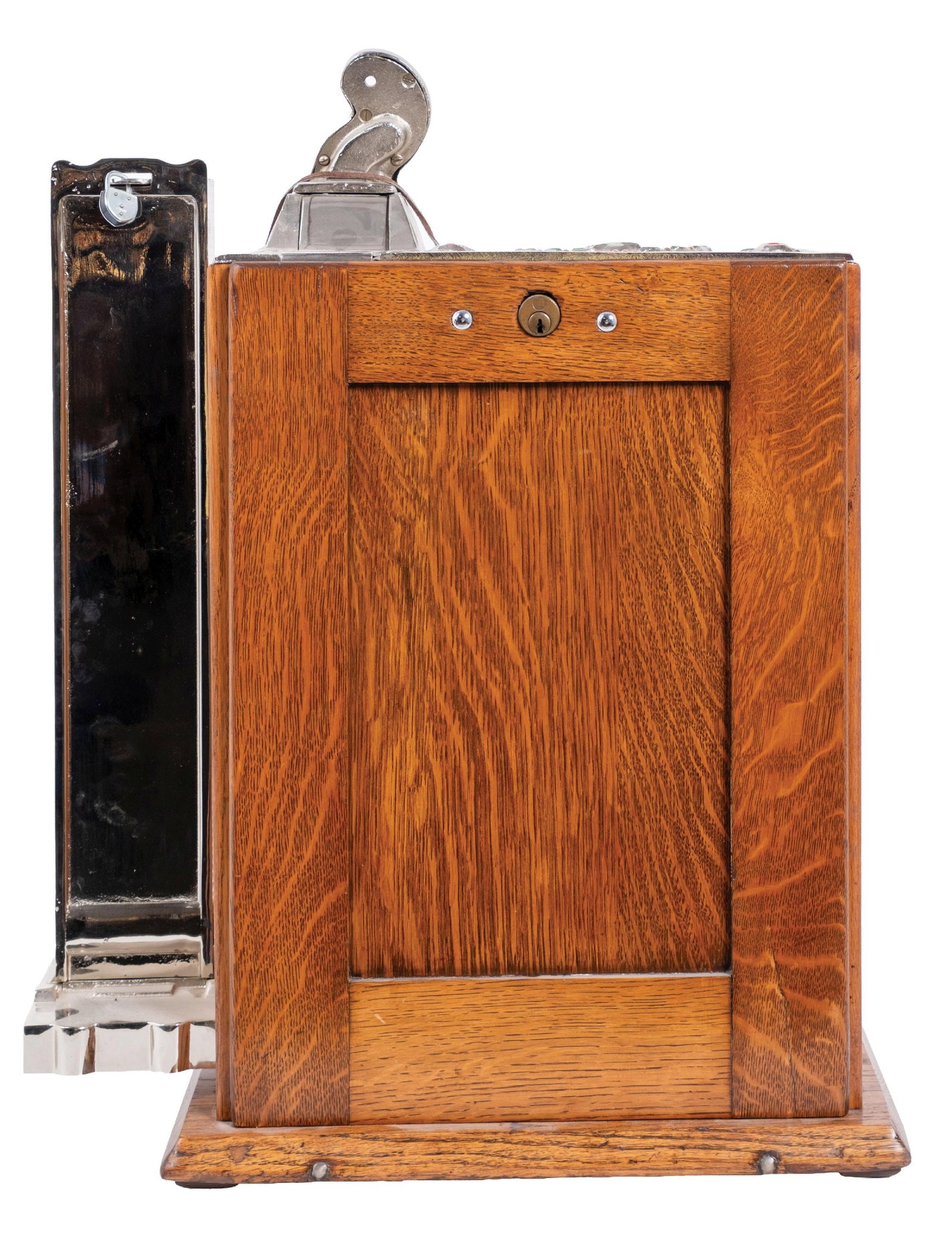 5¢ MILLS/PACE CONVERSION GOOSENECK SLOT MACHINE WITH VENDER - 4