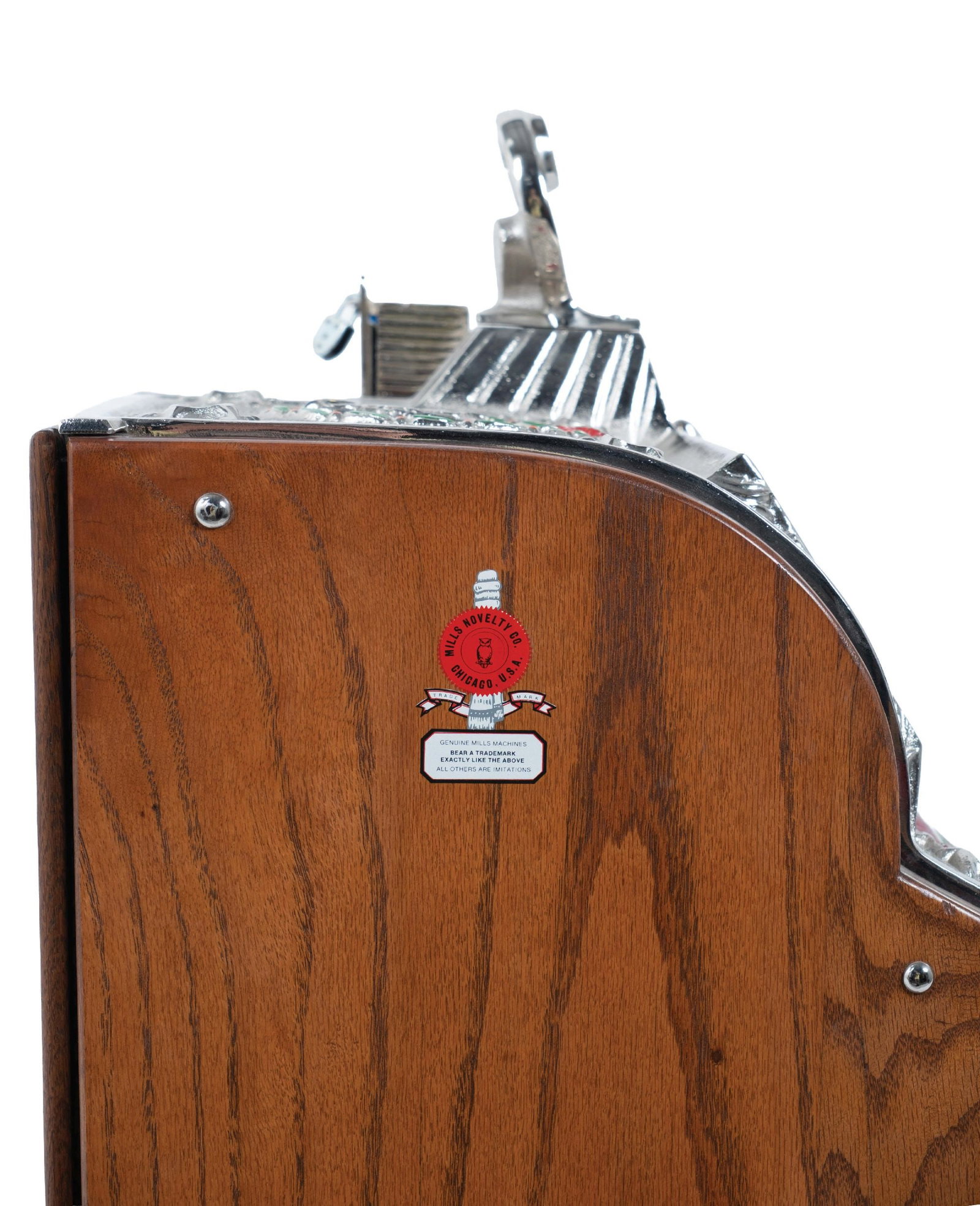 5¢ MILLS/PACE CONVERSION GOOSENECK SLOT MACHINE WITH VENDER - 7