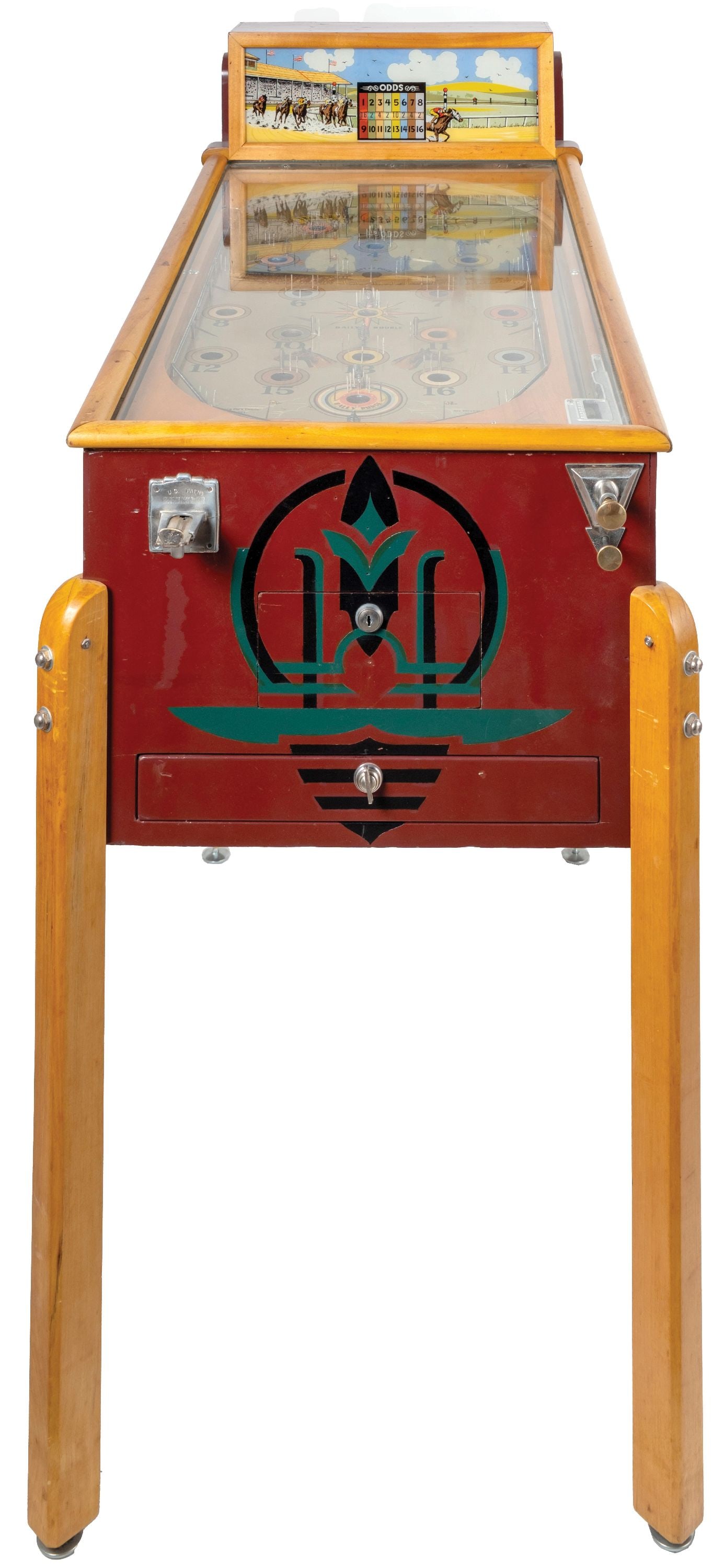 5 ¢ BALLY DERBY PAYOUT PINBALL BINGO MACHINE - 3