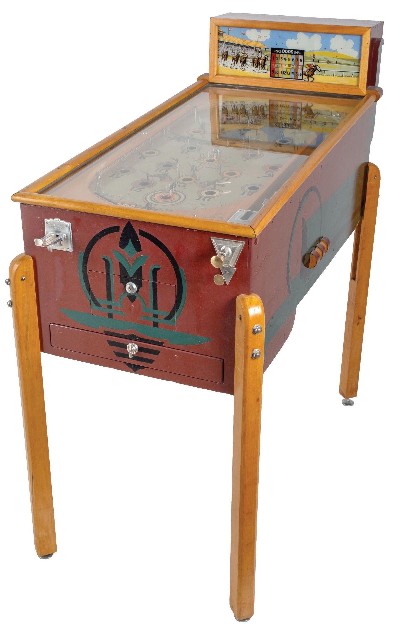 5 ¢ BALLY DERBY PAYOUT PINBALL BINGO MACHINE - 4