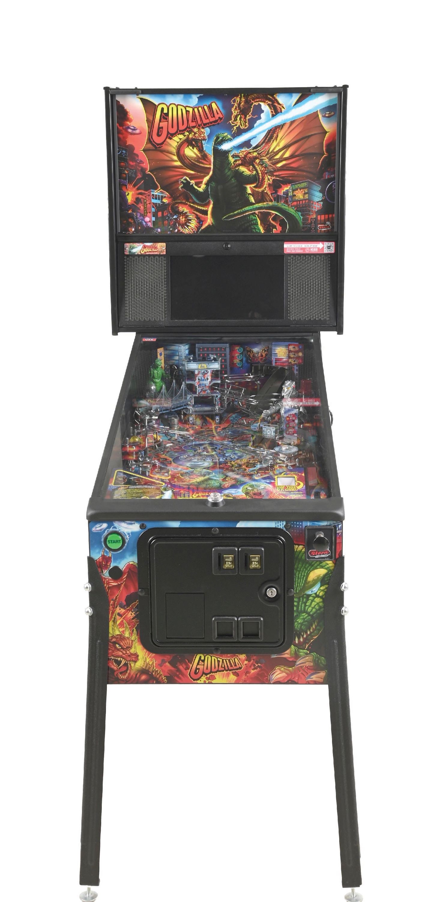 STERN'S GODZILLA PREMIUM PINBALL MACHINE - 2