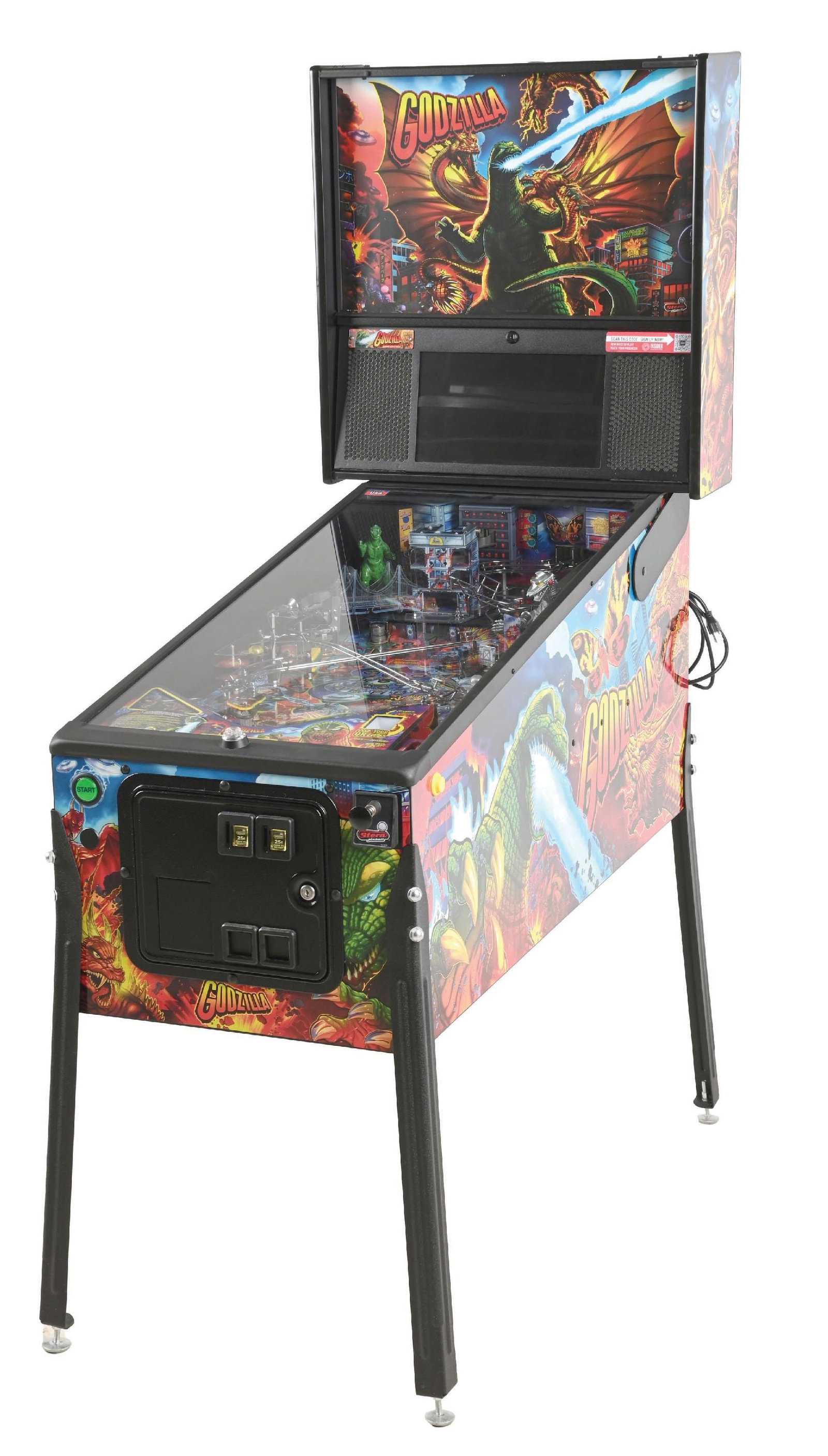 STERN'S GODZILLA PREMIUM PINBALL MACHINE - 3