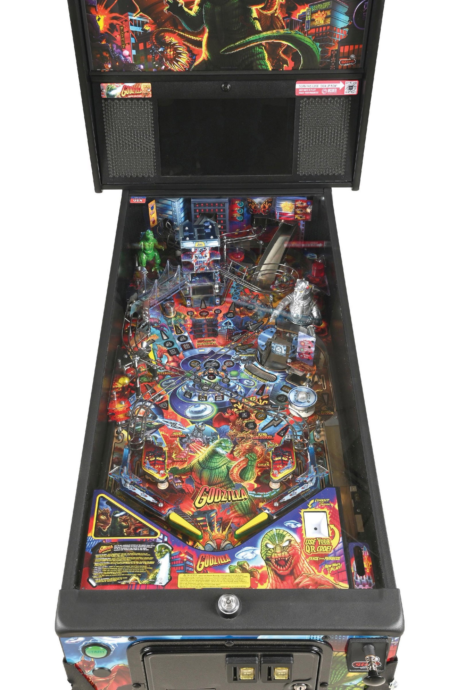 STERN'S GODZILLA PREMIUM PINBALL MACHINE - 6