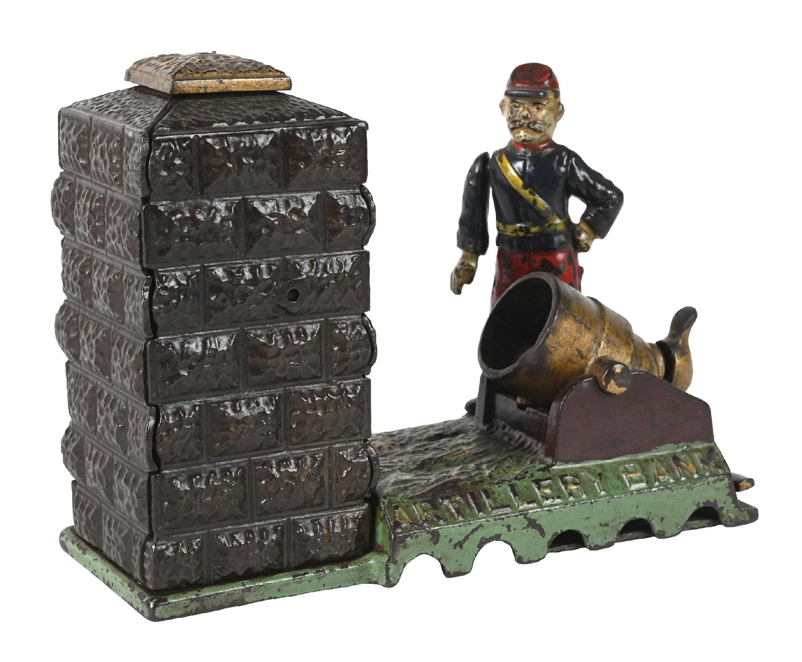 J. & E. STEVENS ARTILLERY UNION SOLDIER BANK (1 of 5)