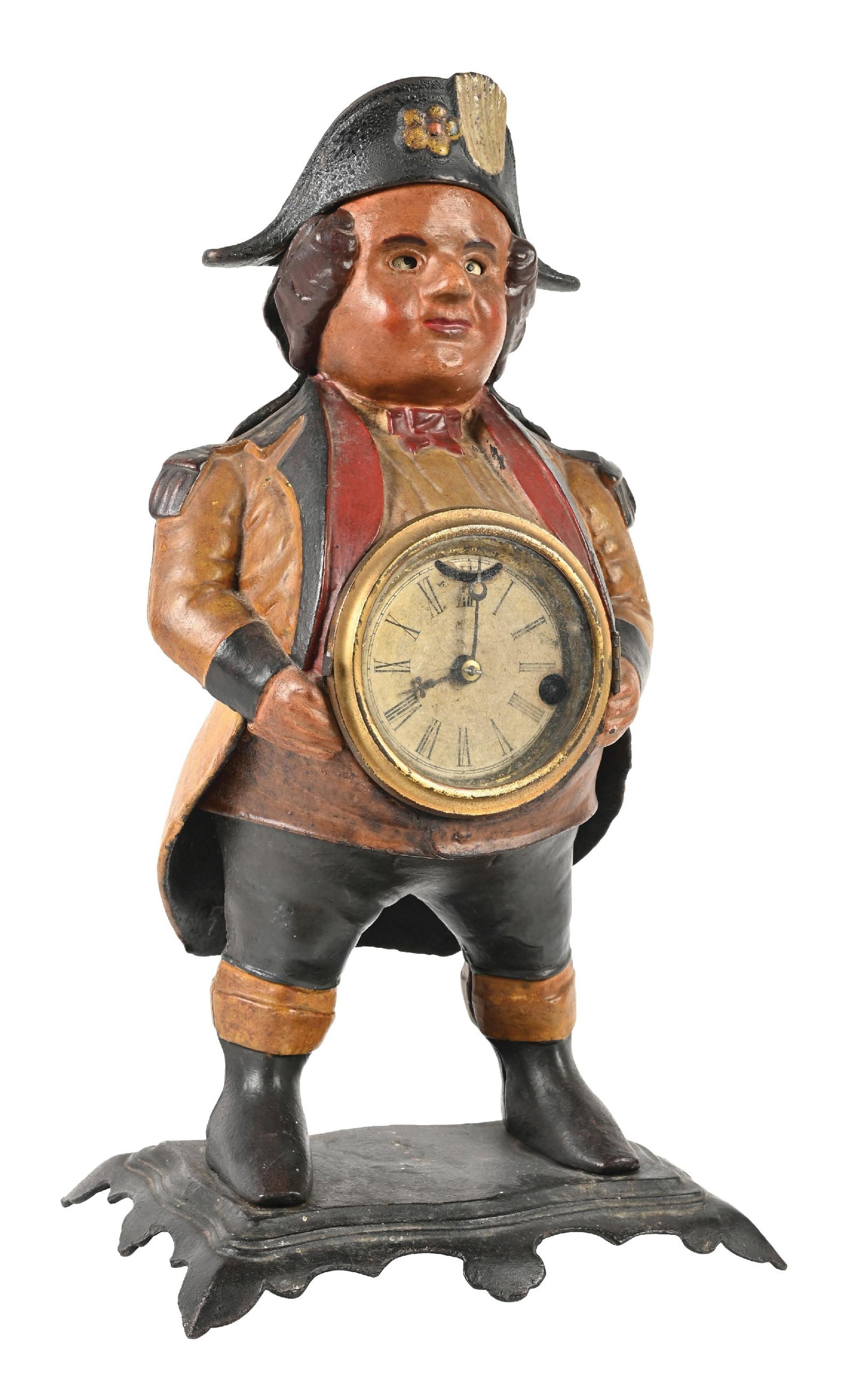 BRADLEY & HUBBARD BLINKING EYE CLOCK BANK (1 of 4)