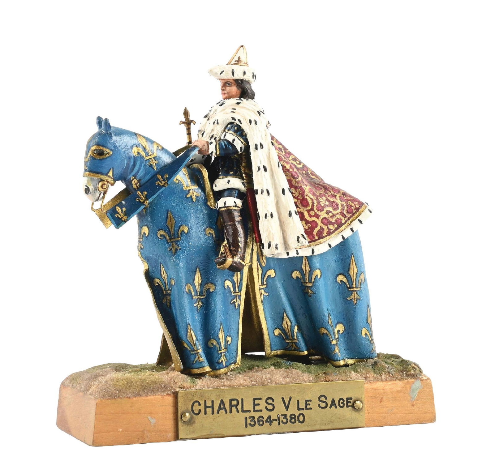 DES FONTAINE CHARLES V LE SAGE FIGURE (1 of 2)