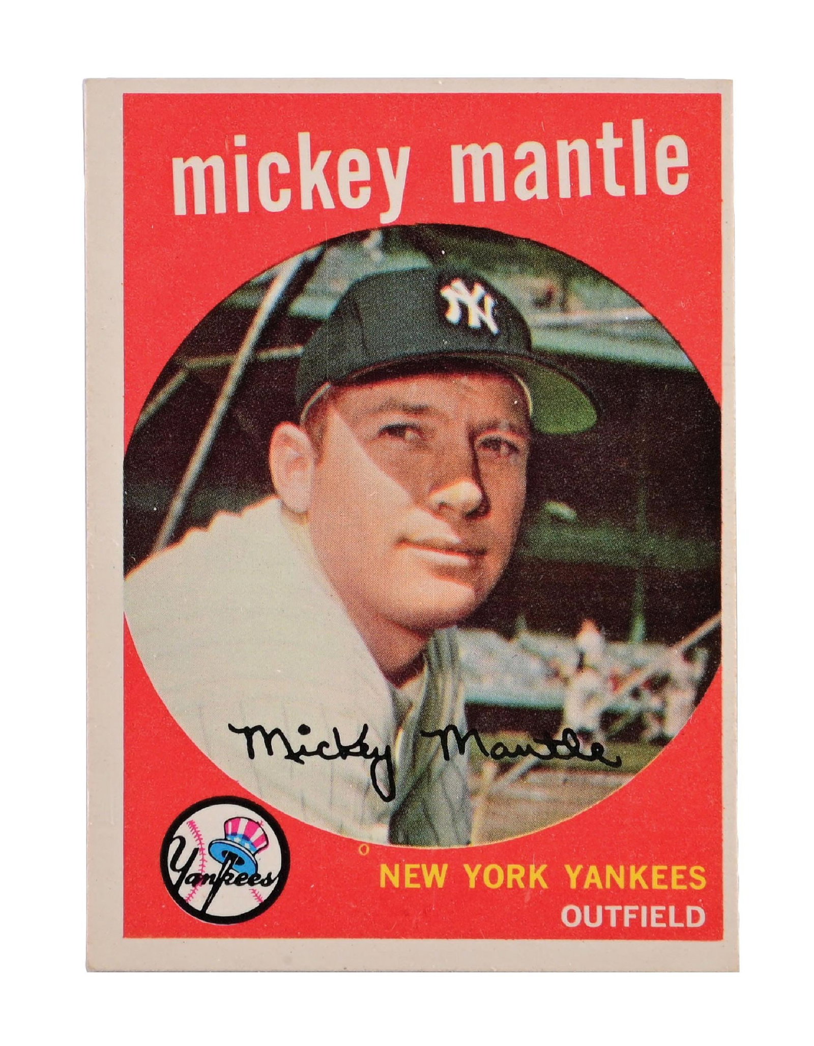 1959 TOPPS MICKEY MANTLE CARD (1 of 2)
