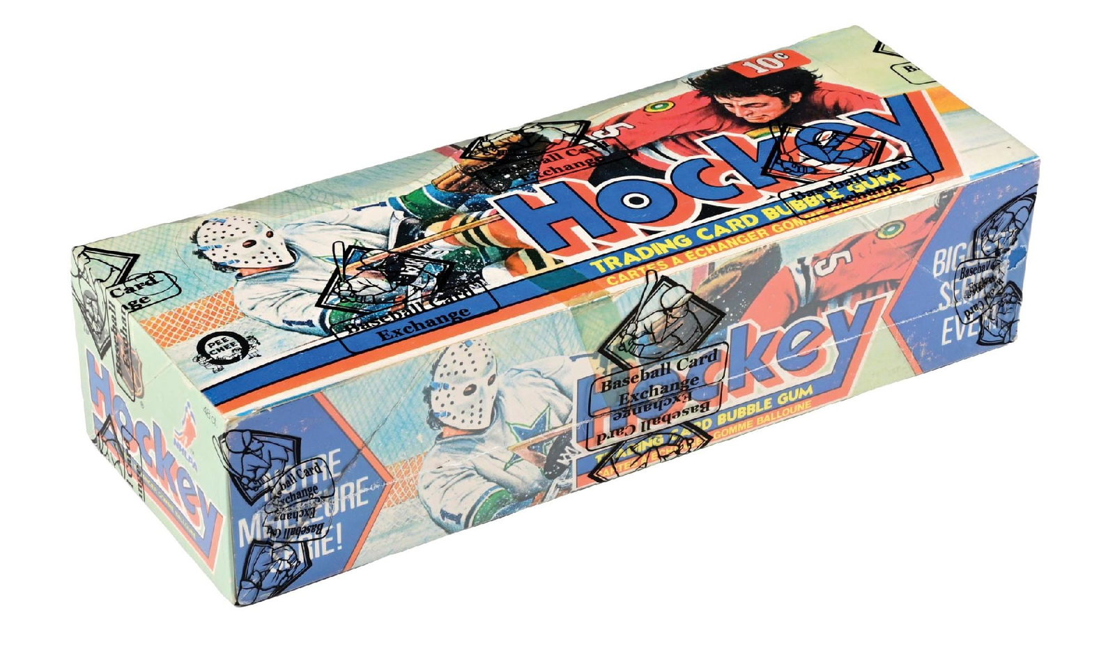 1975 OPC NHL HOCKEY WAX BOX BBCE (48 UNOPENED PACKS): This fresh-to-market 51 year old box celebrating the greatest sport on ice is in nearly flawless condition and perhaps the best condition box of the era we’ve ever handled or seen. Containing 48