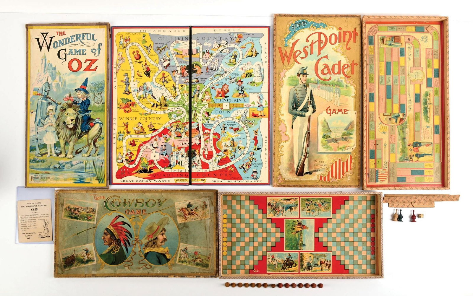 PARKER BROS. 1921 THE WONDERFUL GAME OF OZ (1 of 3)