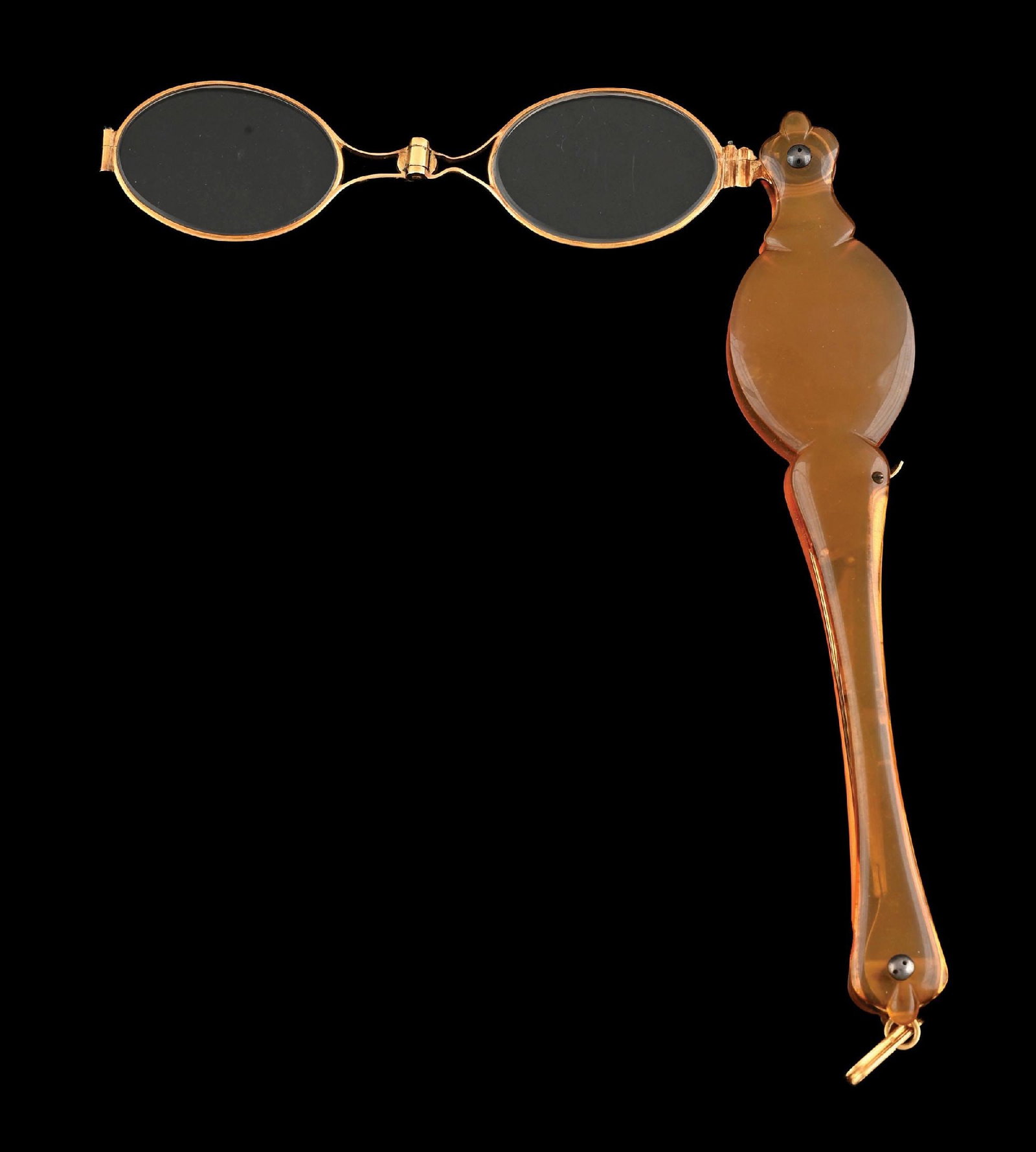 18K LORGNETTE OPERA GLASSES - 2