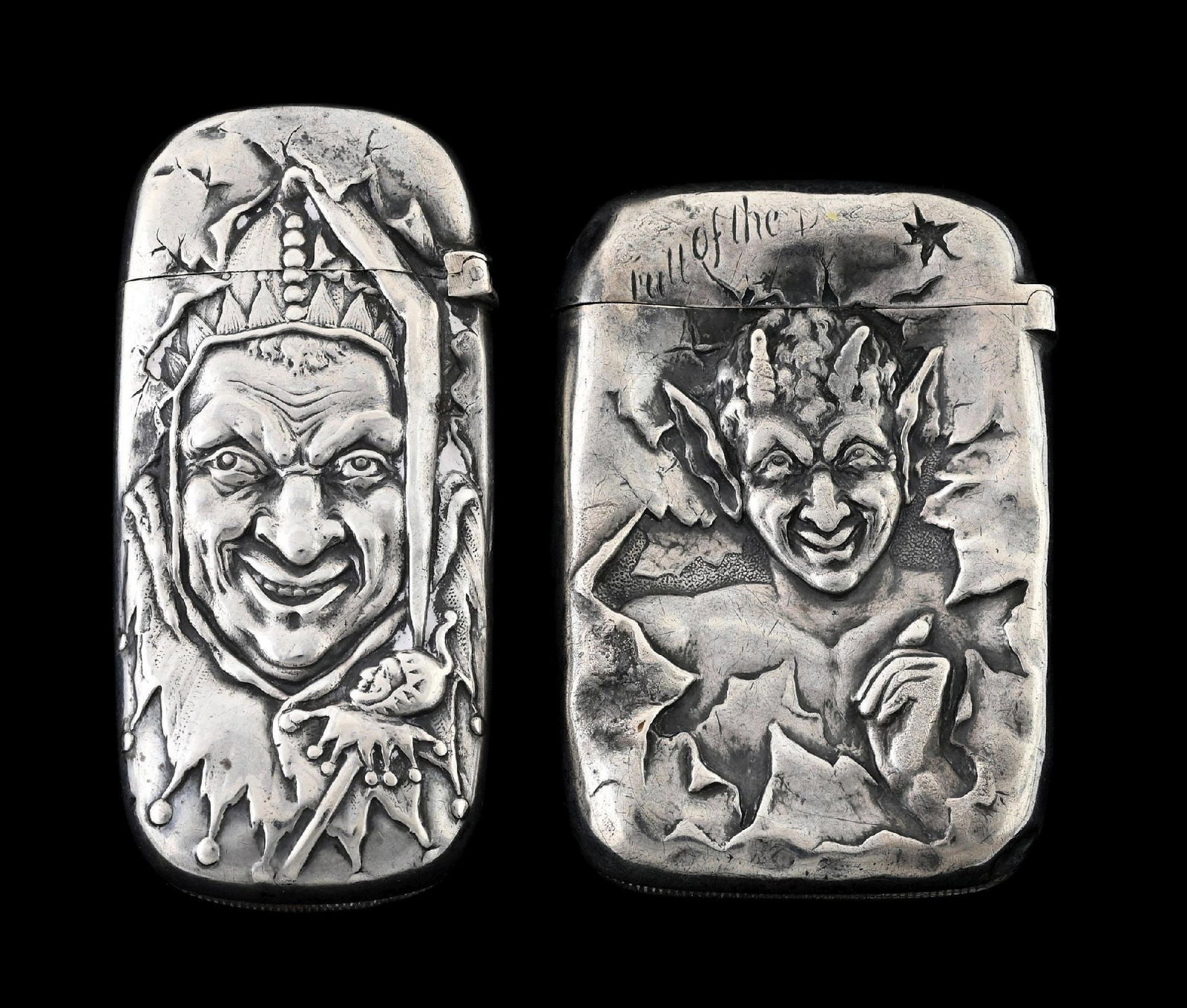 COLLECTION OF 2: GORHAM STERLING SILVER MATCH SAFES (1 of 6)