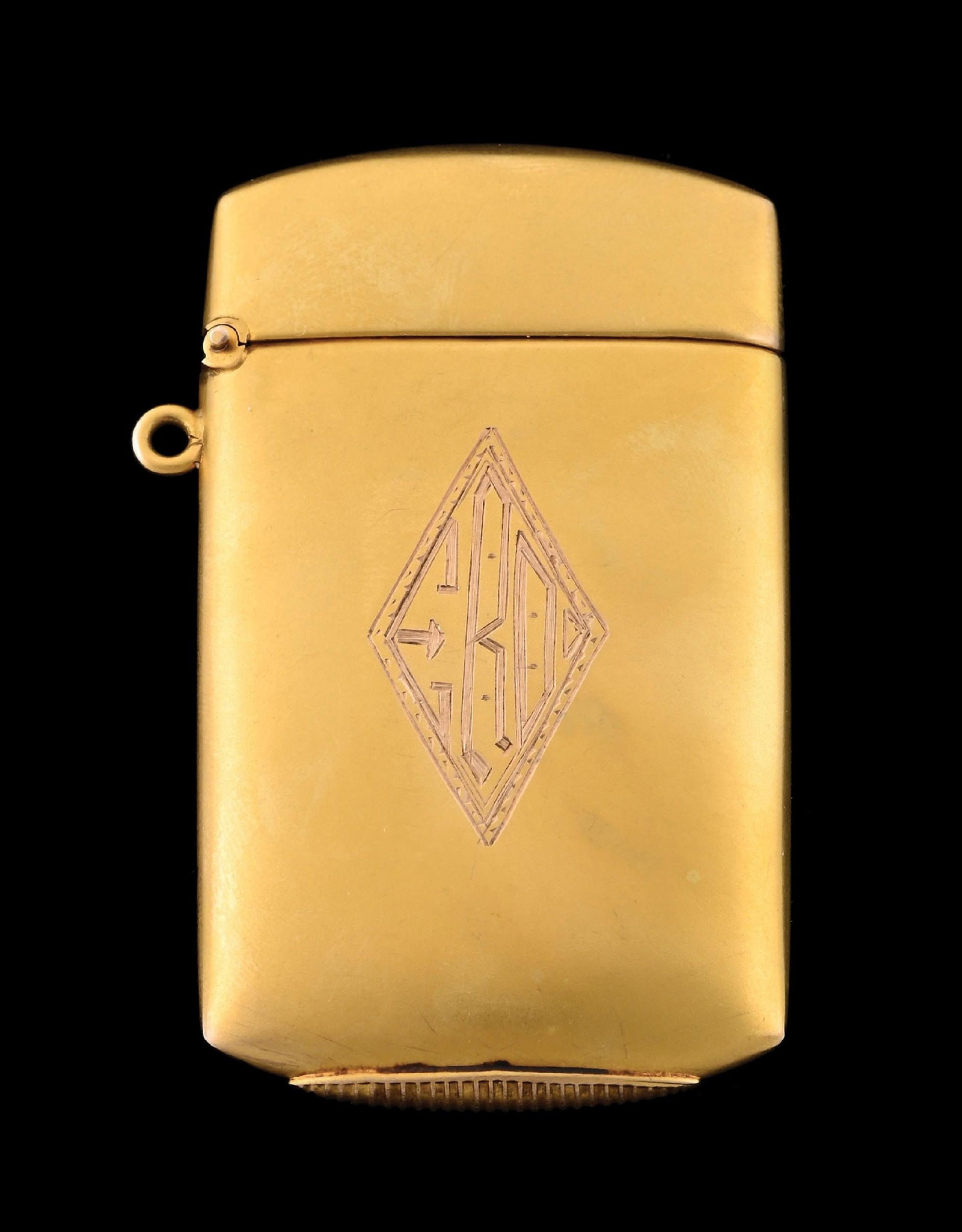 15K GOLD MATCH SAFE (1 of 4)