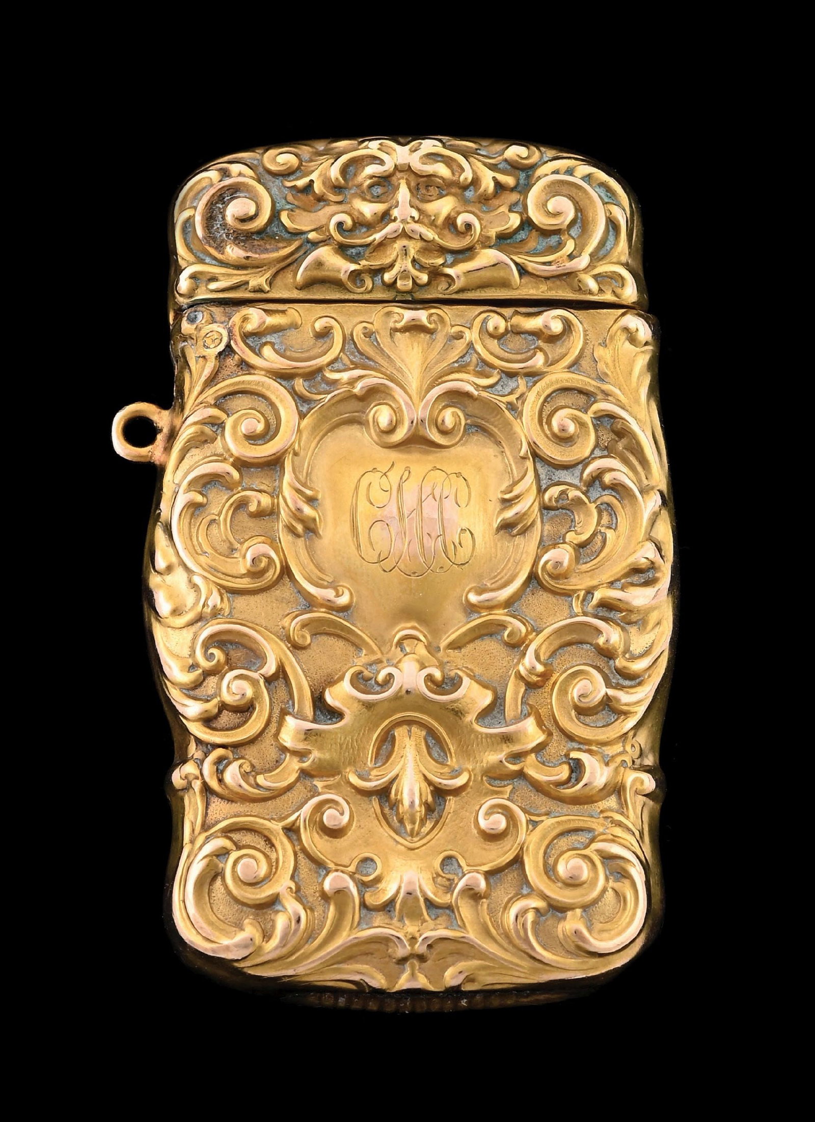 14K GOLD MATCH SAFE (1 of 4)