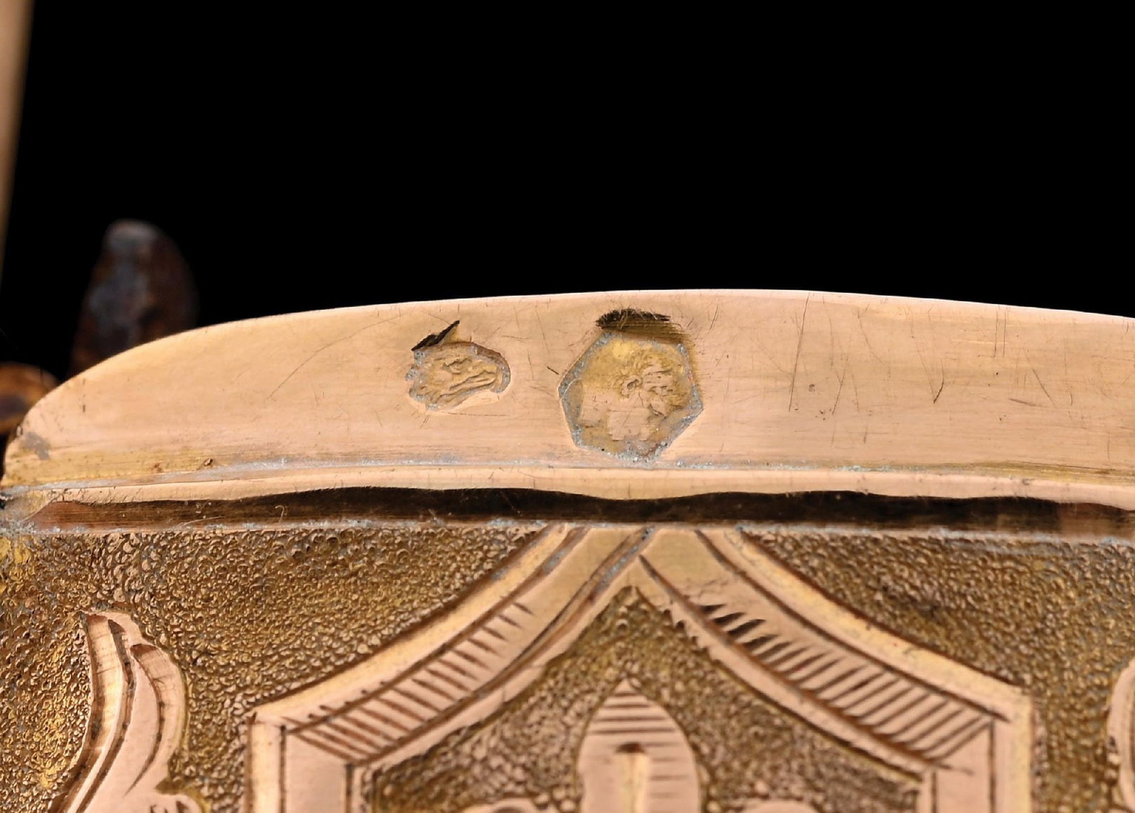 18K GOLD MATCH SAFE - 4