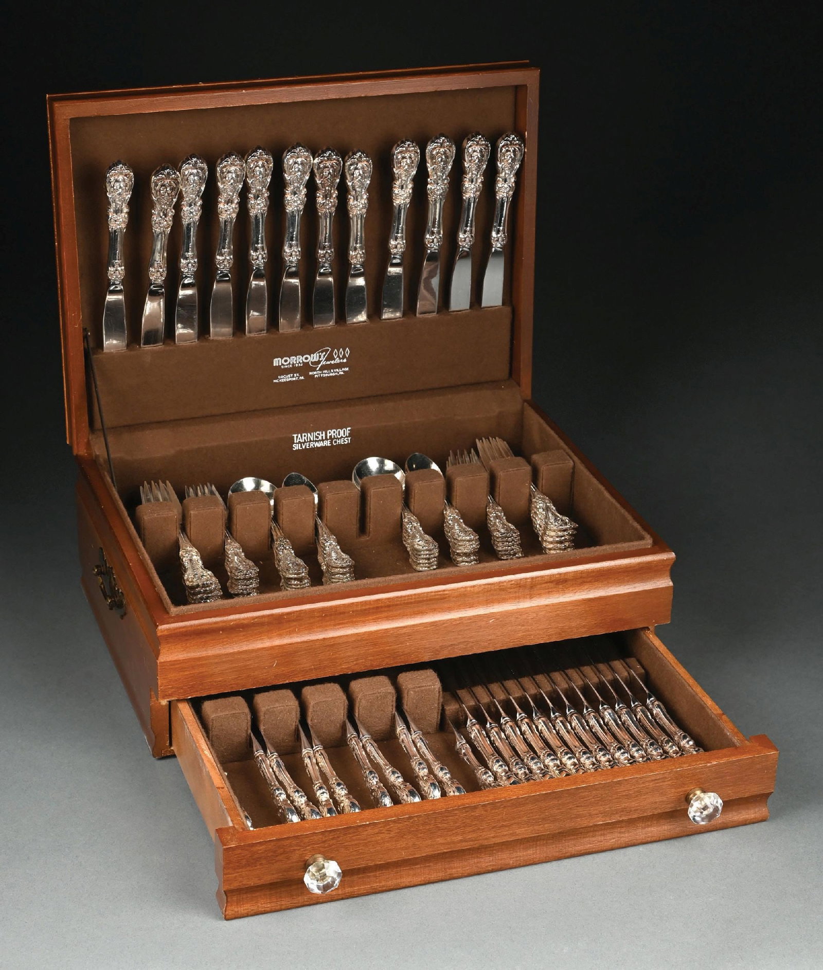 REED & BARTON STERLING FRANCIS I SILVERWARE SET (1 of 10)