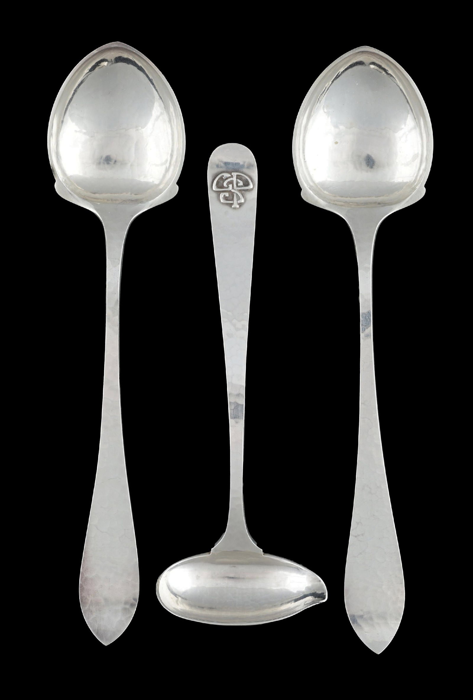 LOT OF 3: KALO ARTS & CRAFTS STERLING SILVER SERVING PIECES (1 of 5)