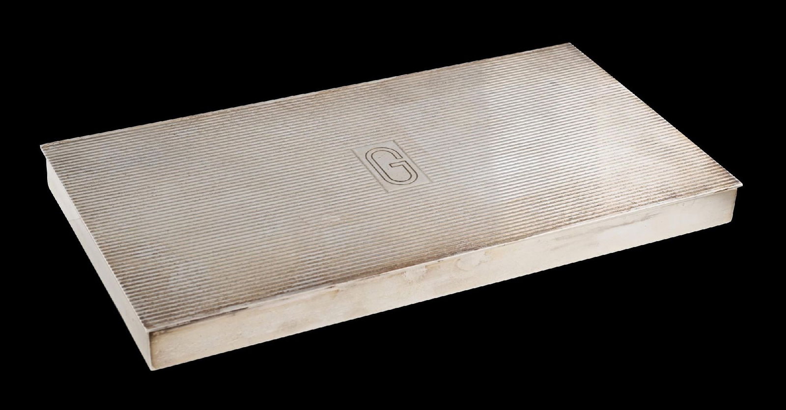 HERMES ART DECO SILVER CIGAR BOX (1 of 5)