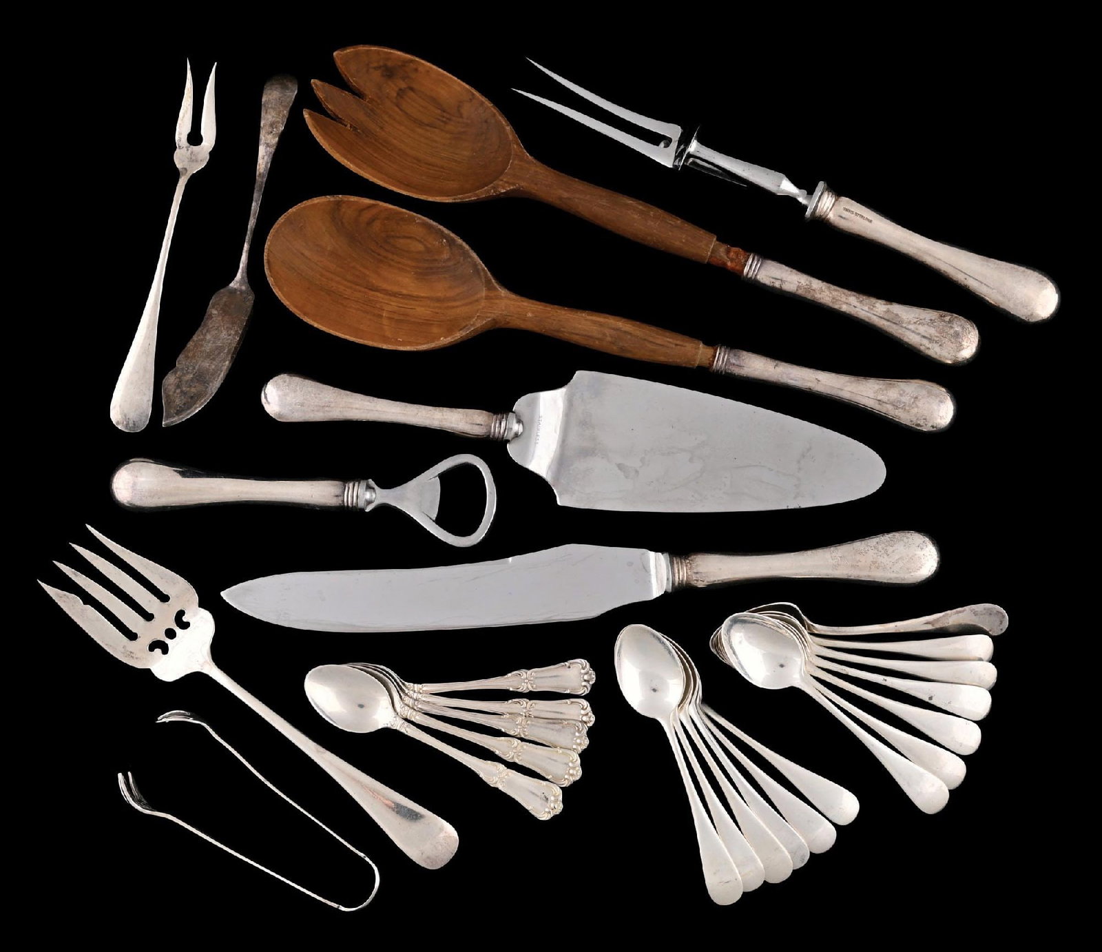 COLLECTION OF 28: MIXED BIRKS STERLING SILVER (1 of 4)