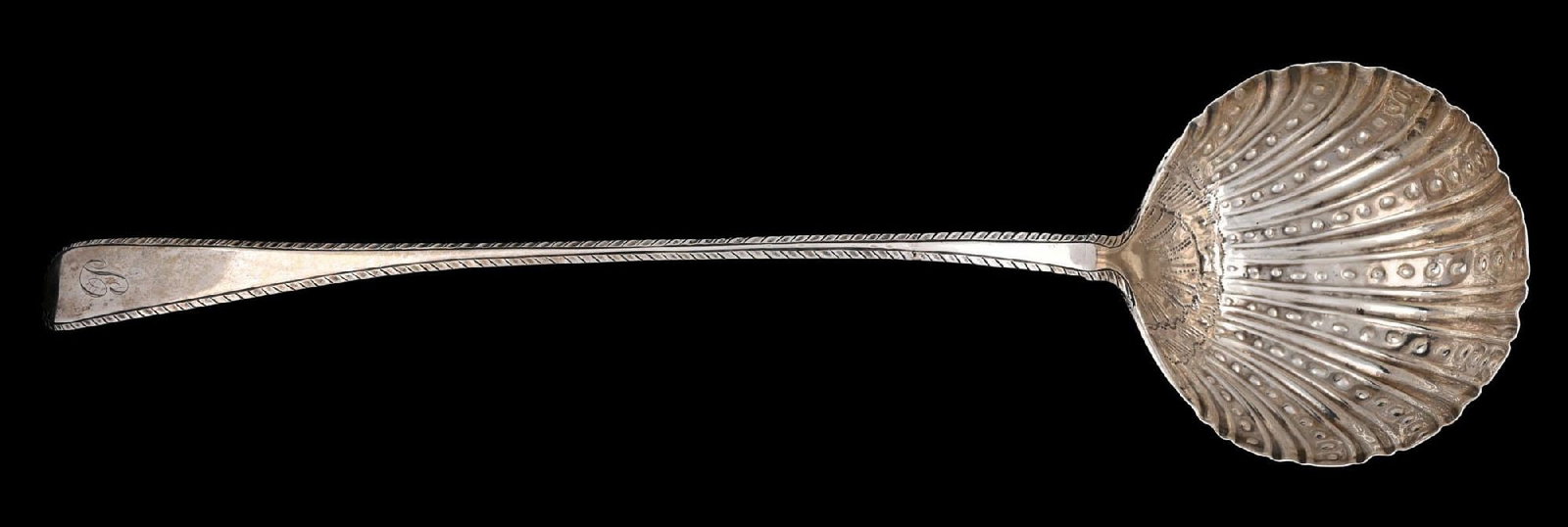 ANTIQUE EUROPEAN STERLING SILVER LADLE SPOON (1 of 3)