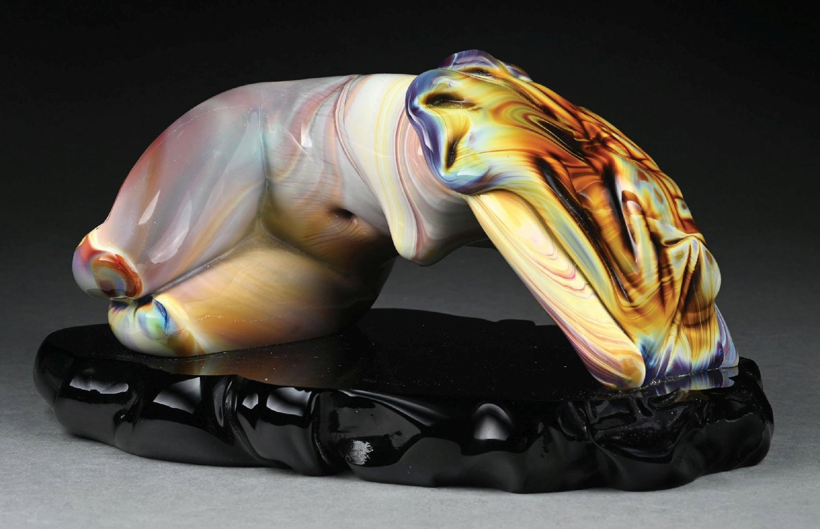 DINO ROSIN MURANO NUDE GLASS SCULPTURE (1 of 5)