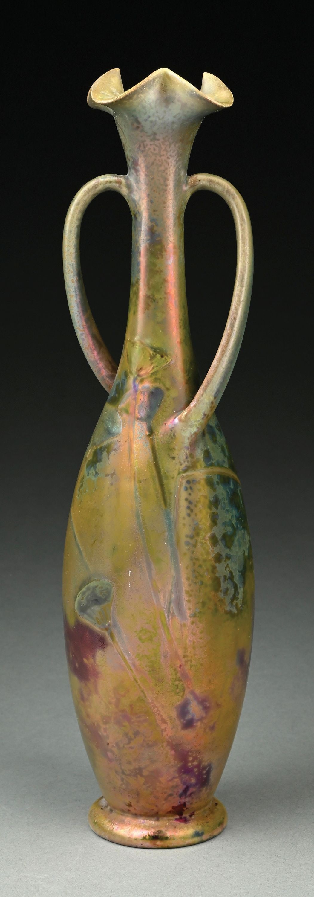 CLEMENT MASSIER/GOLFE JUAN STYLE LARGE VASE (1 of 6)