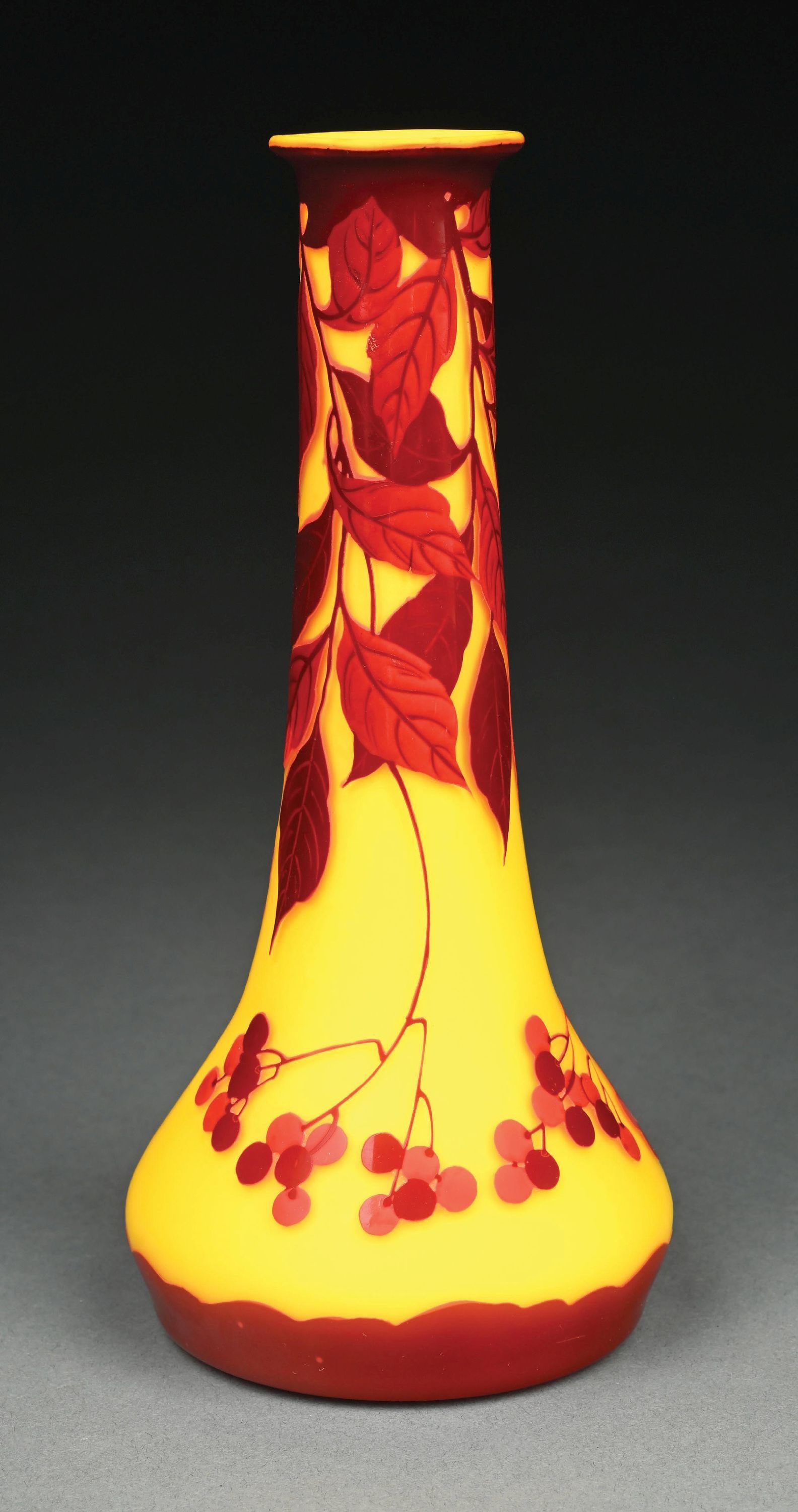 LOETZ CAMEO-CUT ART GLASS VASE (1 of 6)