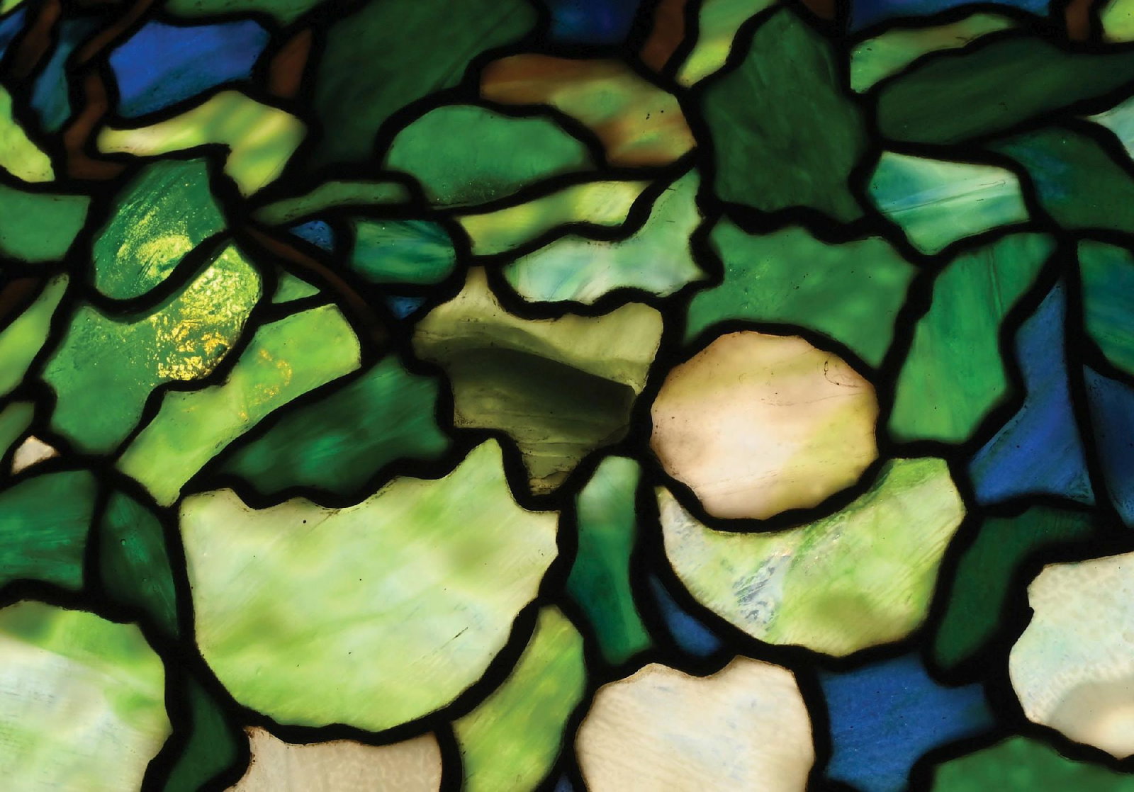 IMPORTANT TIFFANY STUDIOS HYDRANGEA "SNOWBALL" LEADED GLASS FLOOR LAMP - 14