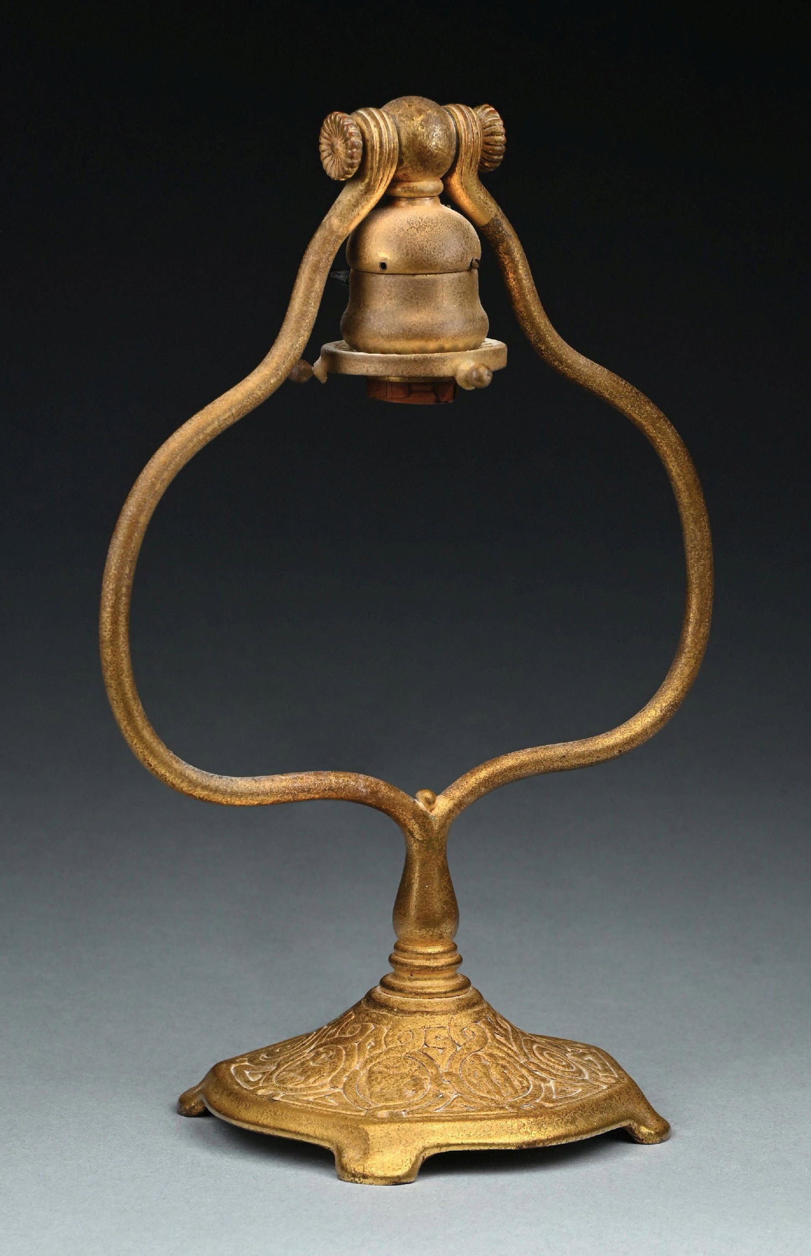 TIFFANY STUDIOS ZODIAC HARP DESK LAMP (1 of 6)