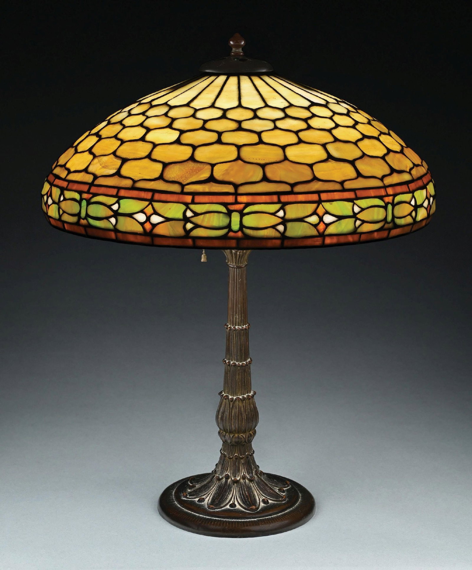 DUFFNER AND KIMBERLY LEADED GLASS TABLE LAMP (1 of 8)