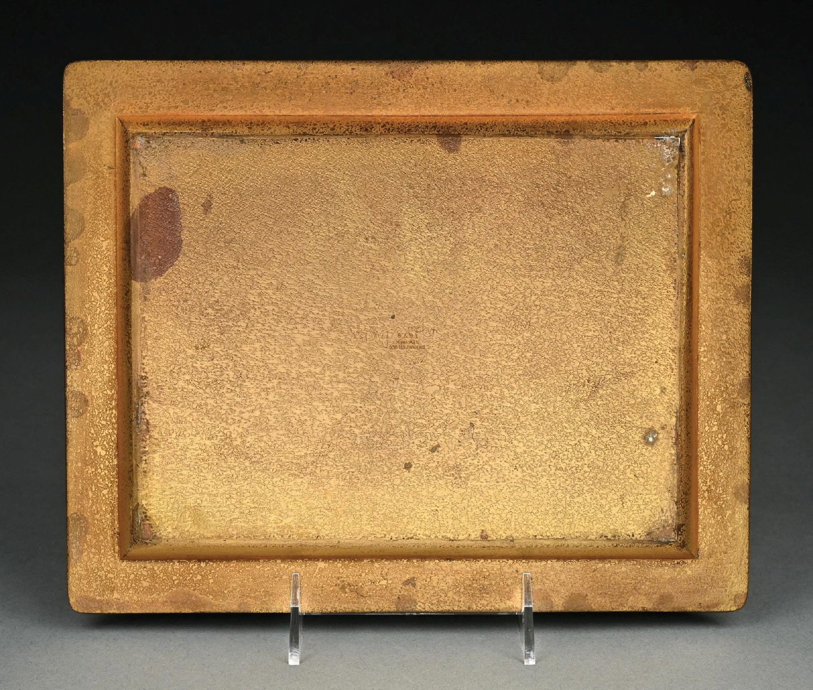 TIFFANY STUDIOS BRONZE TRAY - 2
