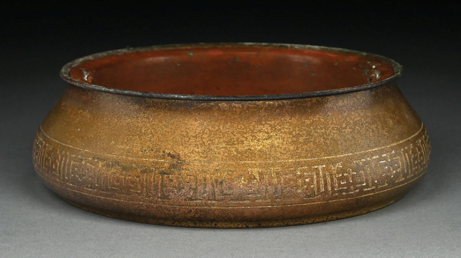 TIFFANY STUDIOS BRONZE PLANTER - 3
