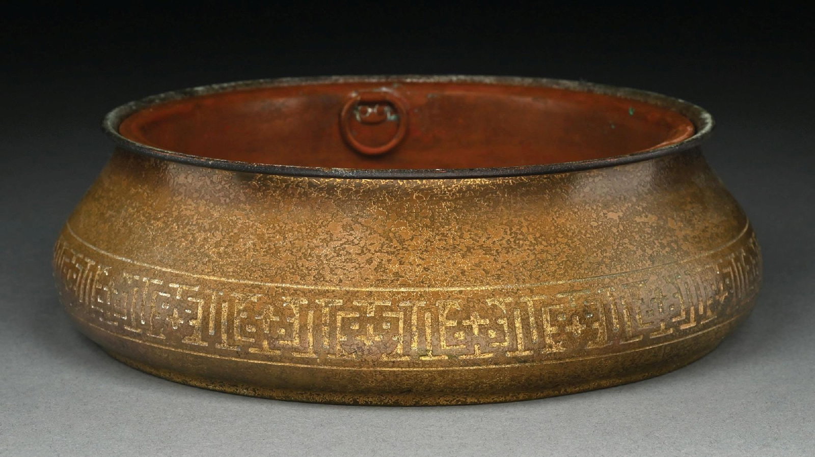 TIFFANY STUDIOS BRONZE PLANTER - 4