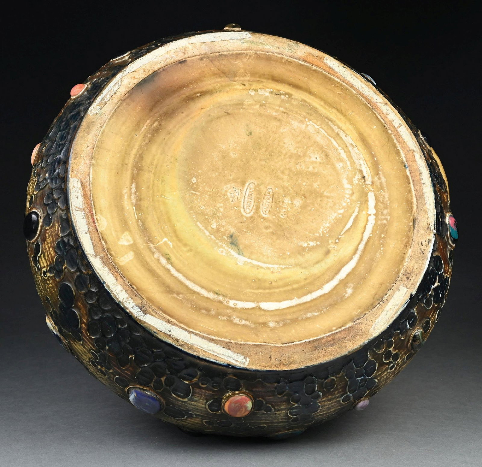 LARGE AMPHORA GRES BIJOU MONKEY VASE - 6